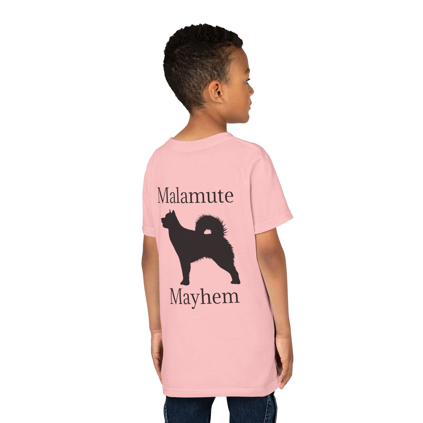 Malamute Mayhem Youth Unisex Short Sleeve Crewneck Tee