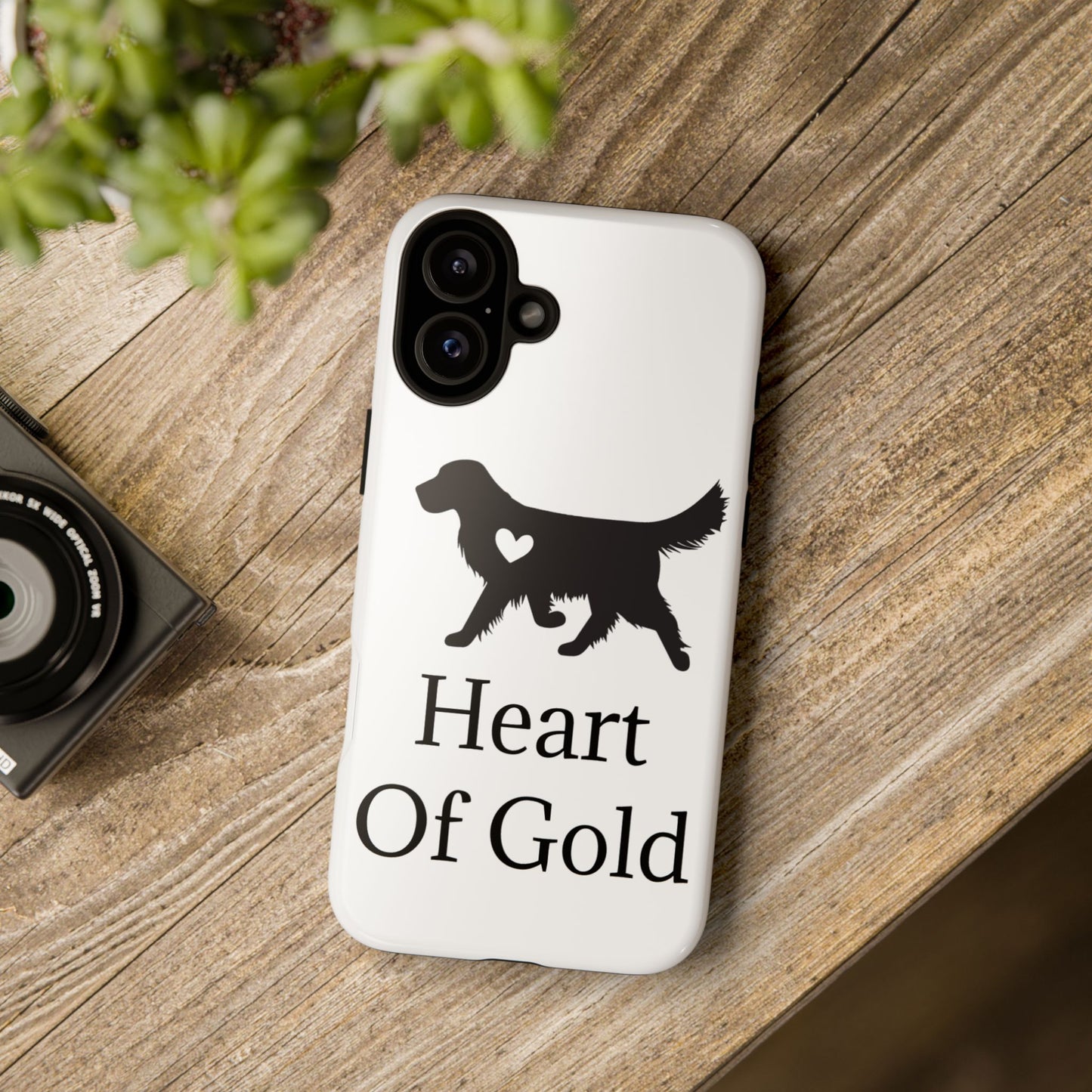 Heart Of Gold iPhone Case