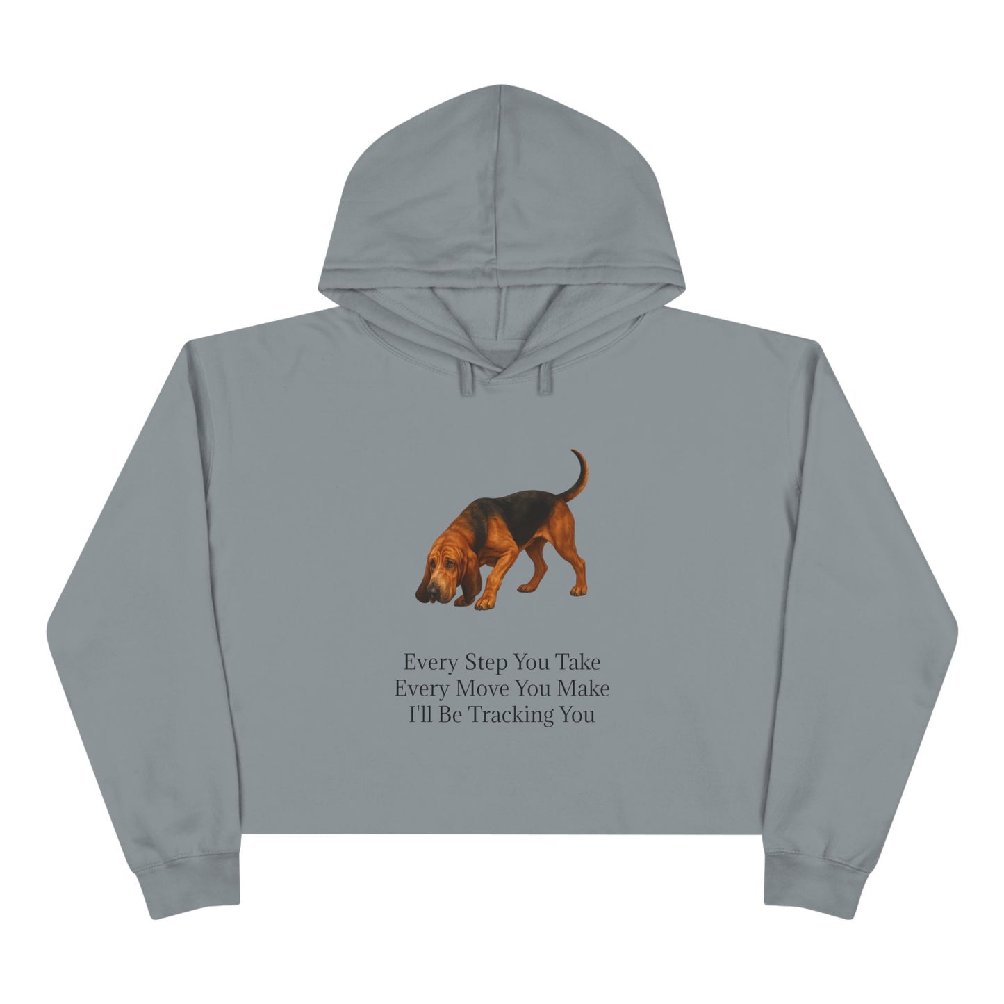 Tracking You Women's Crop Hoodie