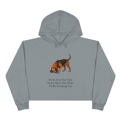 Tracking You Women's Crop Hoodie