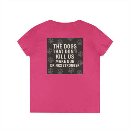 Drinks Stronger Women's V-Neck T-Shirt