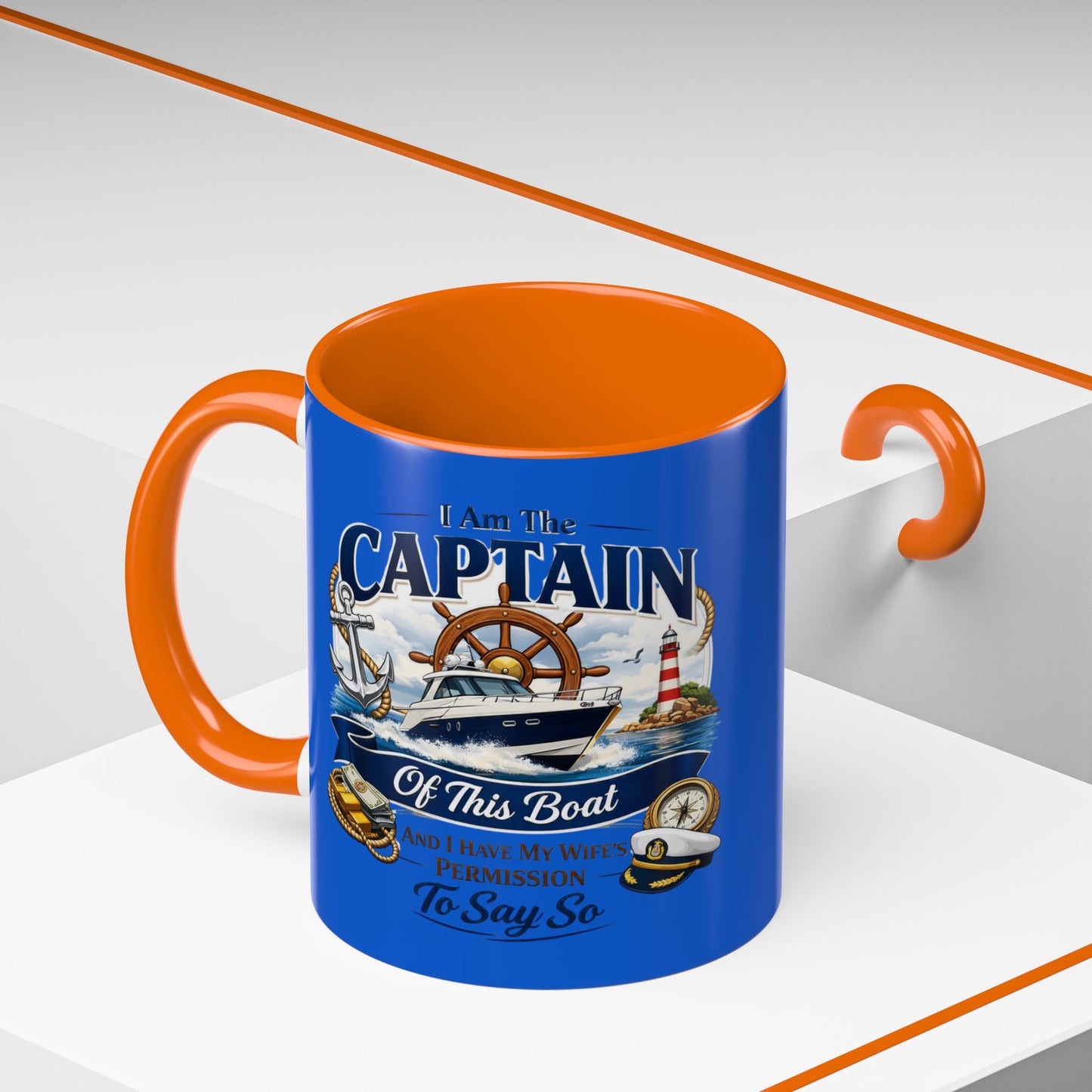 Captain 2-Tone Coffee Mug
