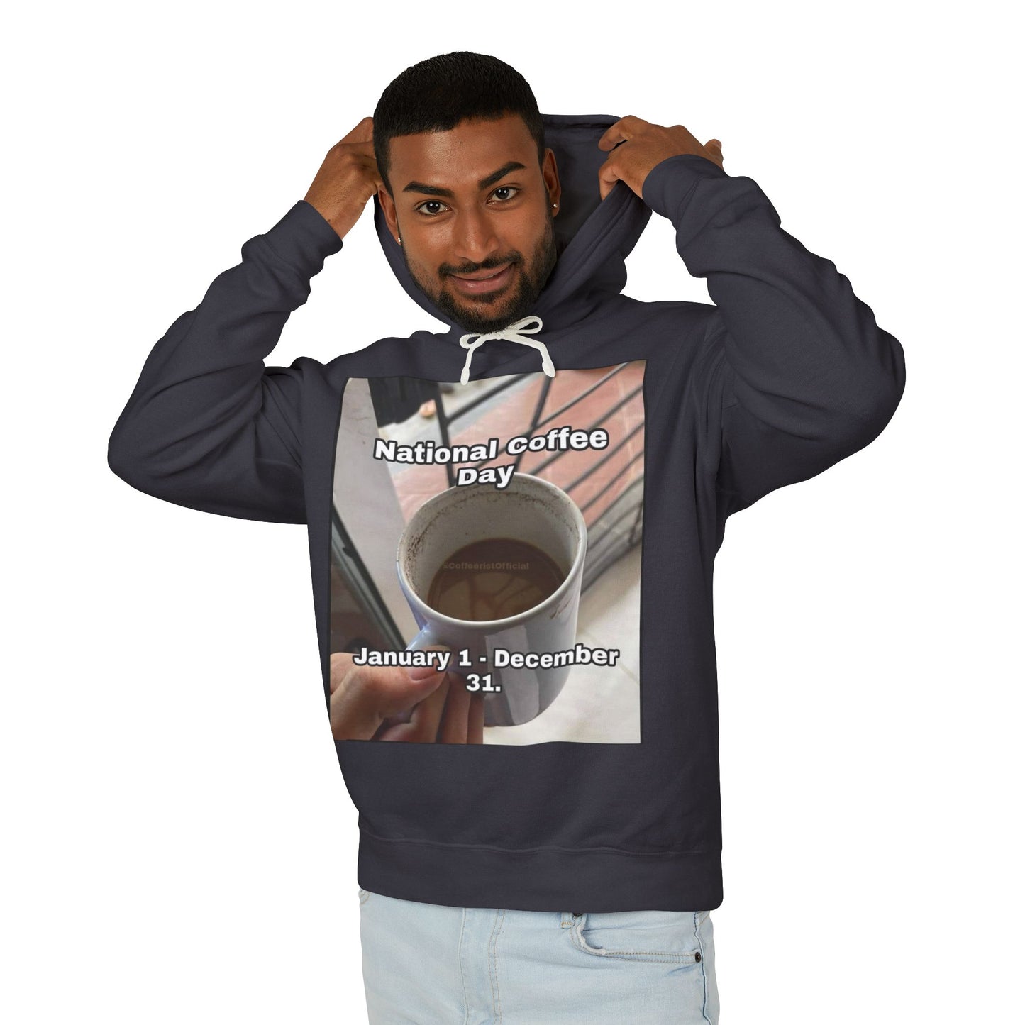 National Coffee Day Unisex Lightweight Hoodie