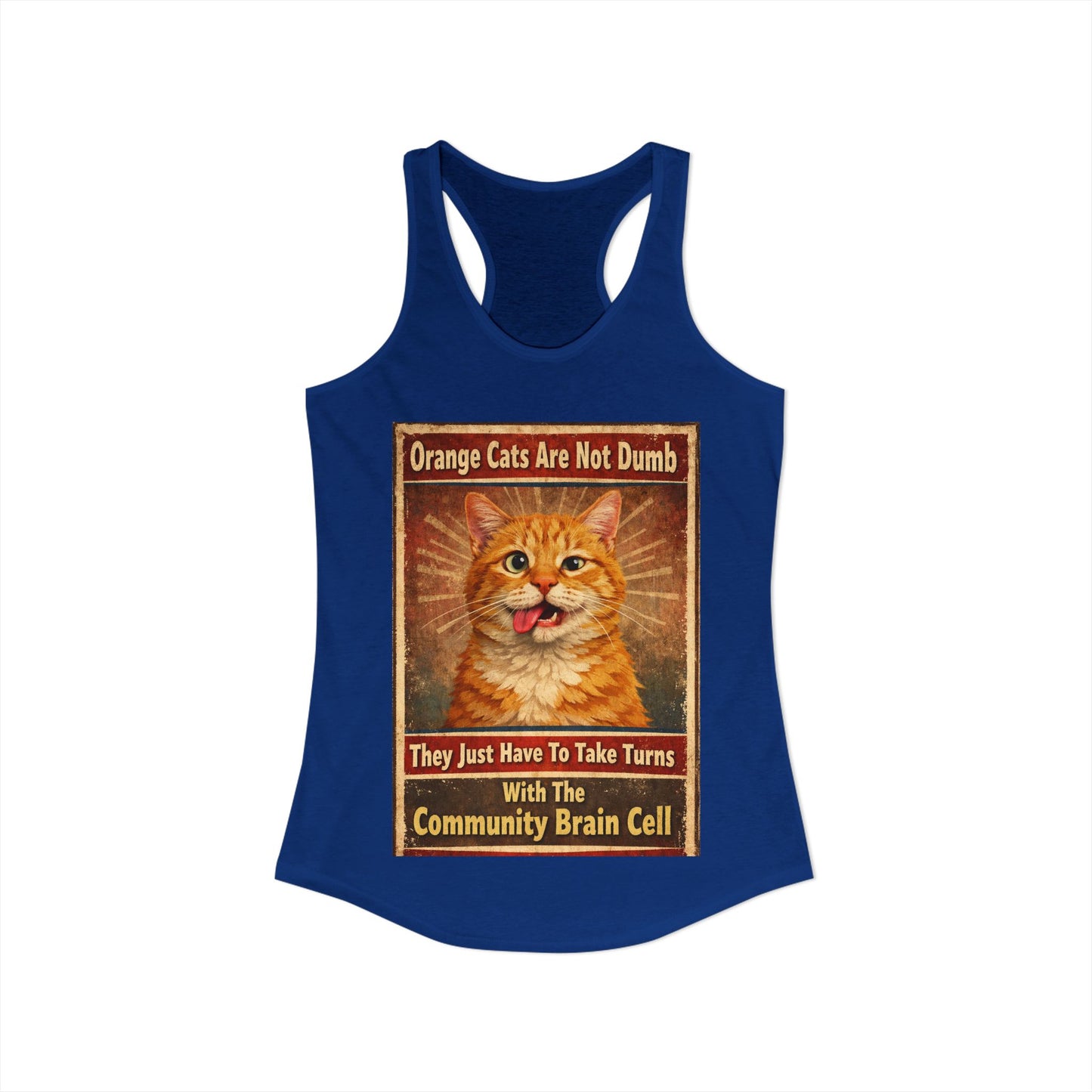Community Brain Cell Women's Racerback Tank