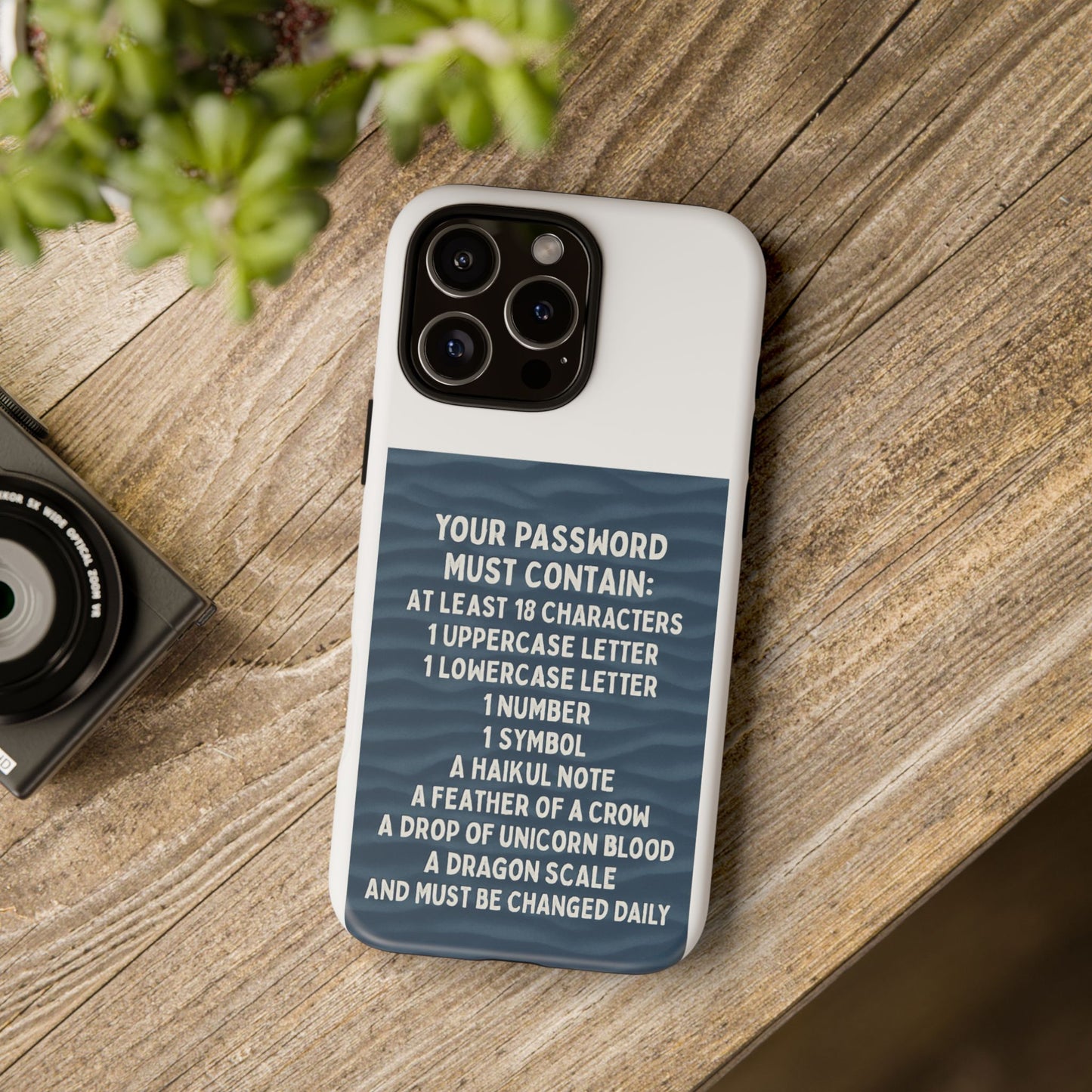 Password iPhone Case