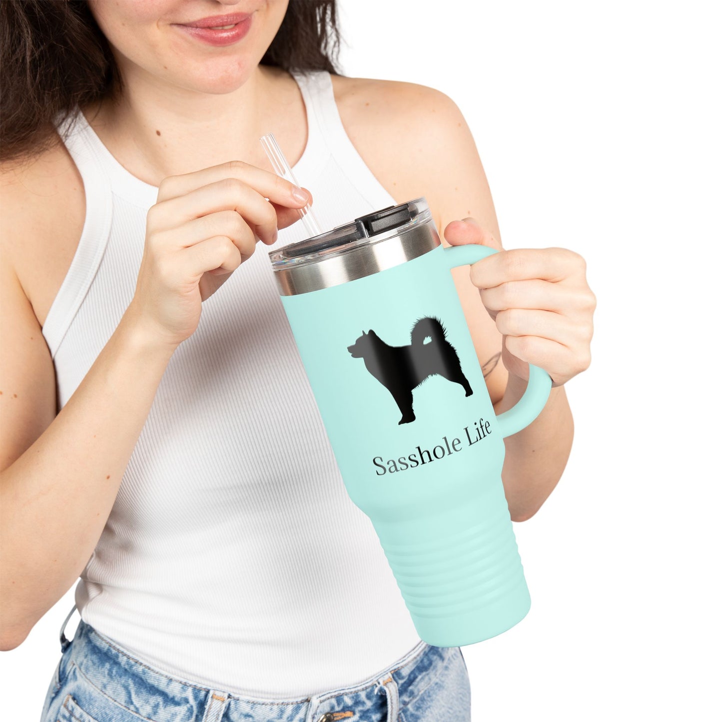 Sasshole Life Insulated Travel Mug