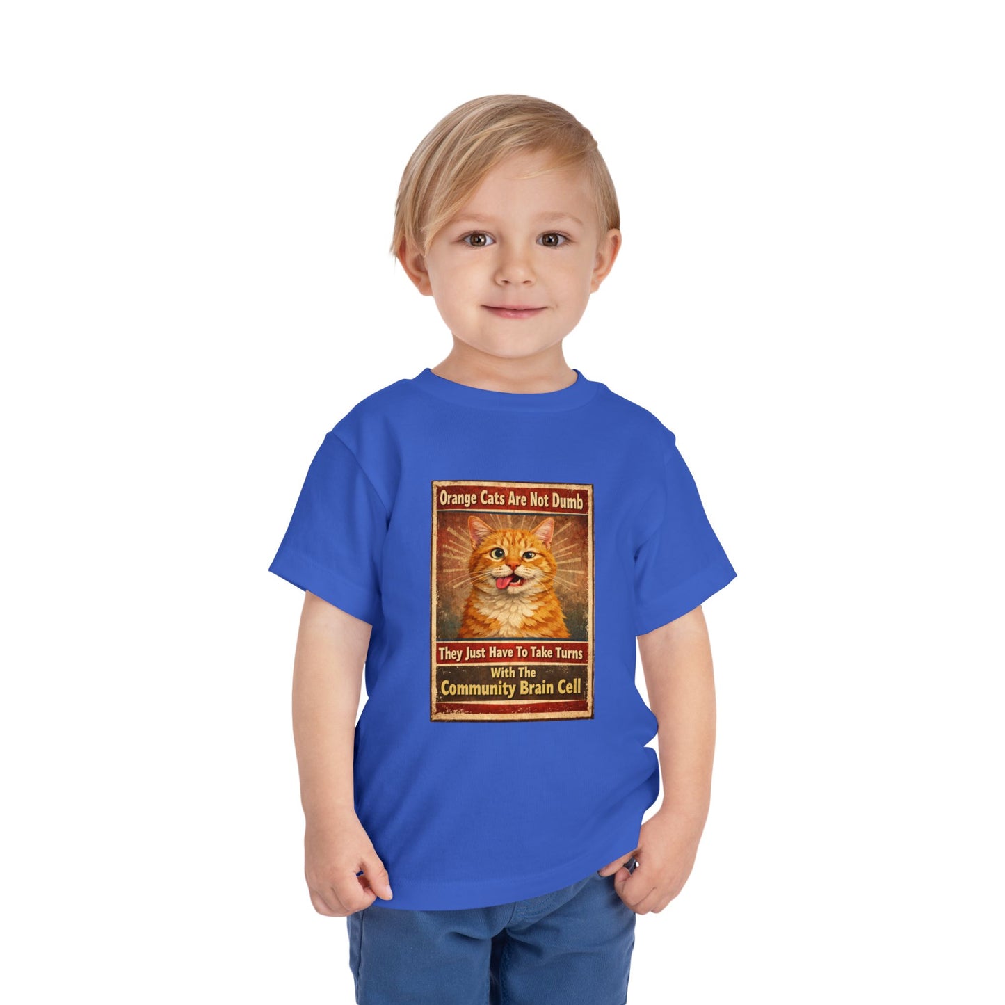 Community Brain Cell Toddler Unisex Short Sleeve Crewneck Tee