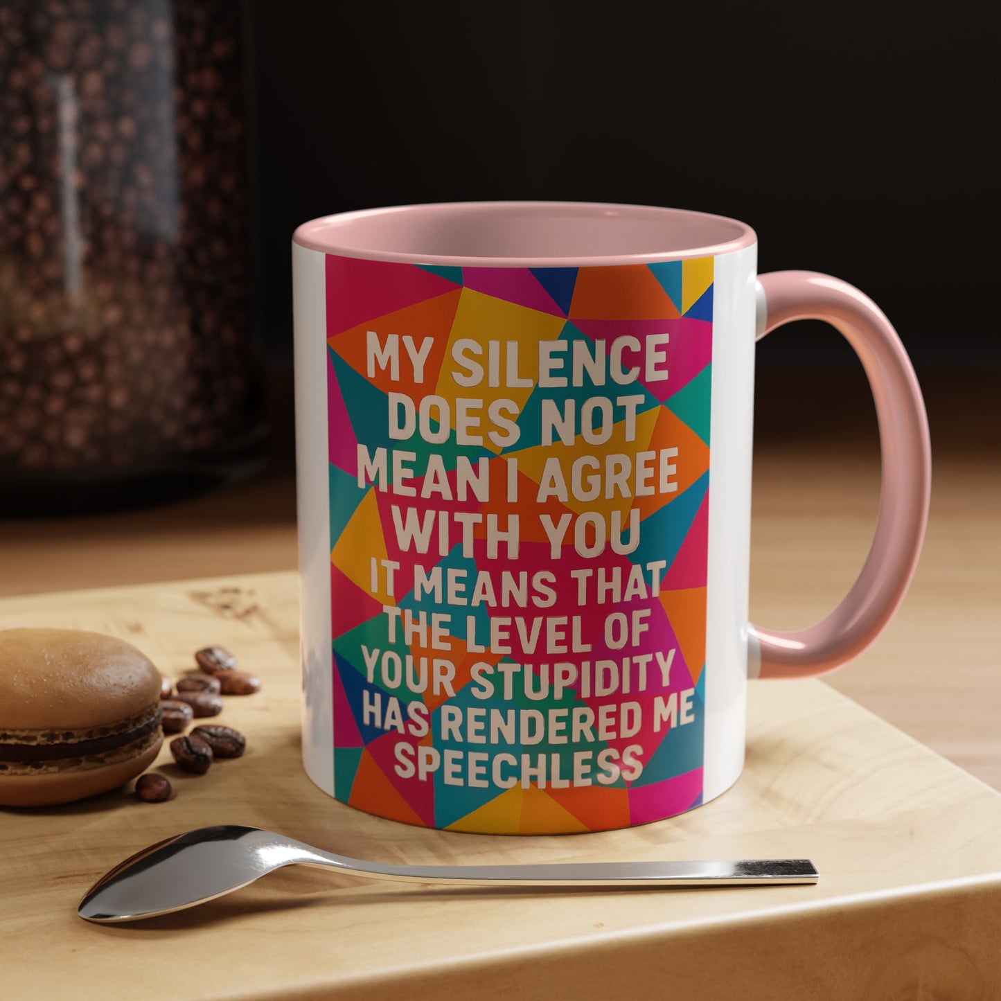 Speechless 2-Tone Coffee Mug