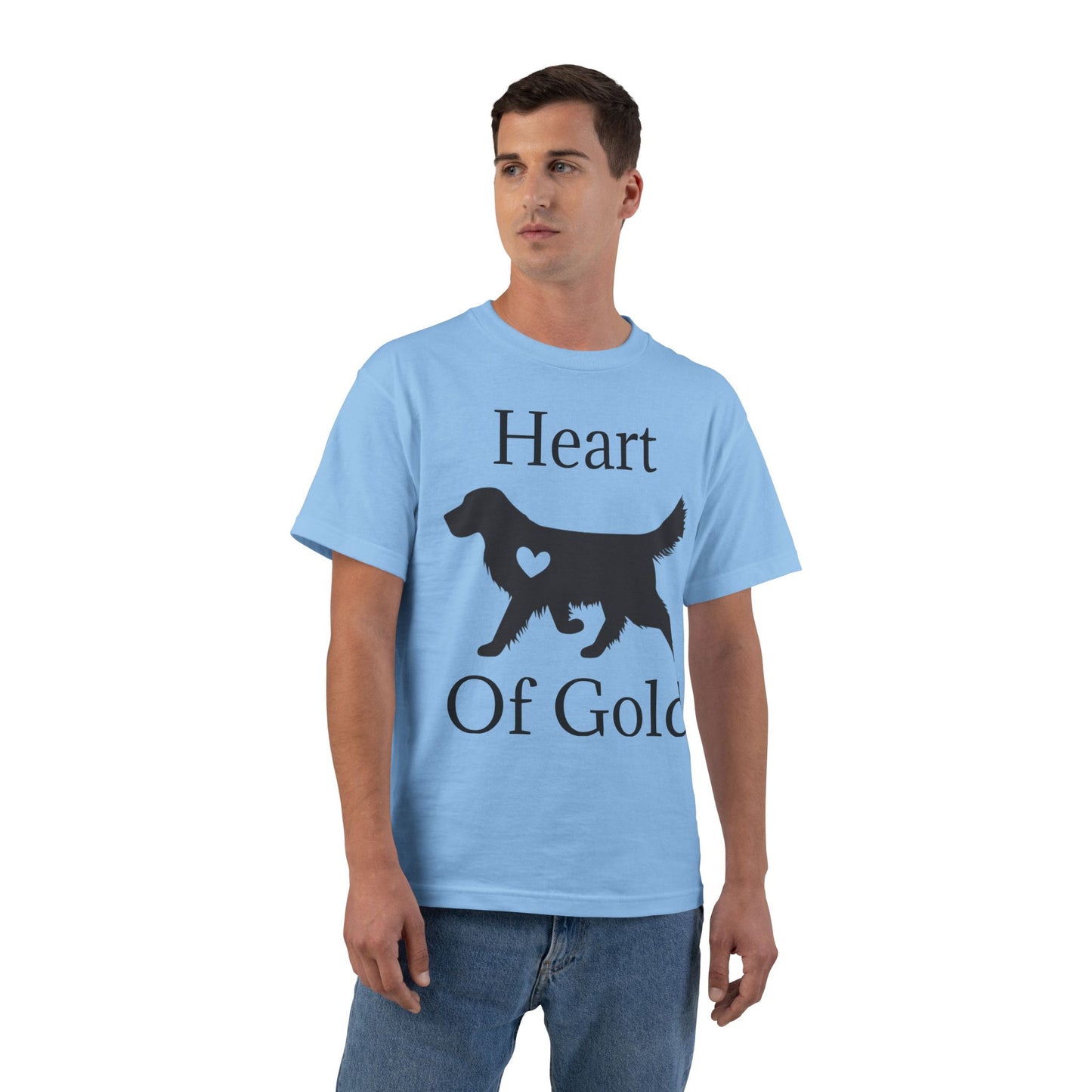 Heart Of Gold Men's Short-Sleeve Crewneck Tee