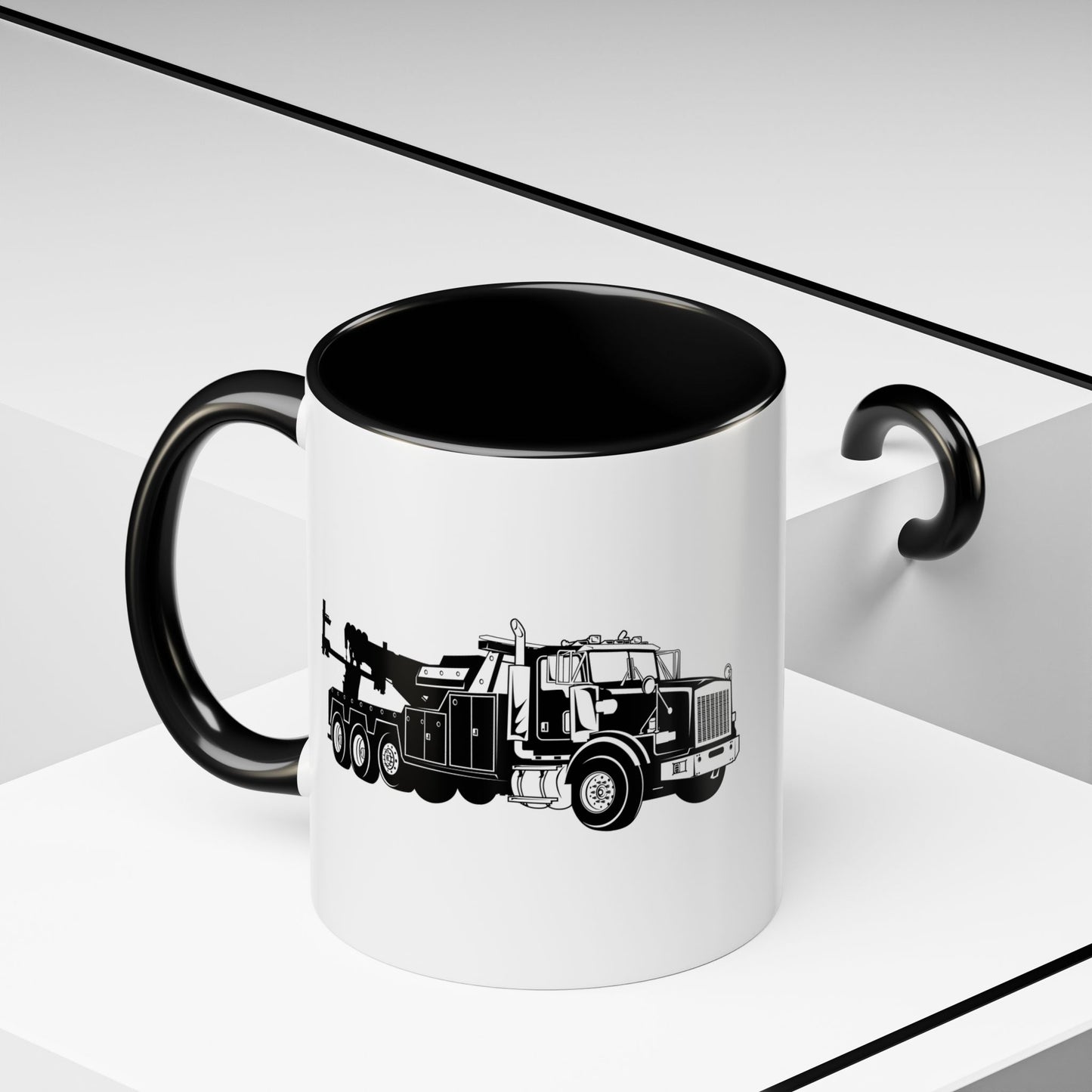 Heavy Tow Truck 2-Tone Coffee Mug