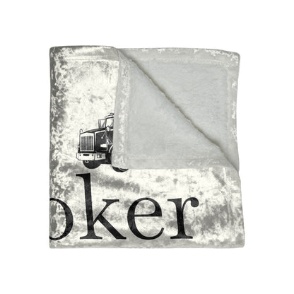 H**ker Express Heavy Tow Truck Crushed Velvet Blanket