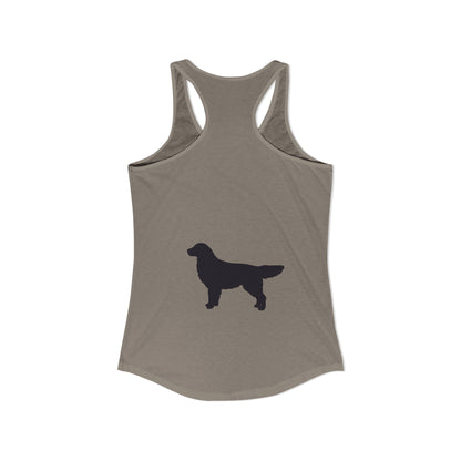 Golden Silhouette Women's Racerback Tank