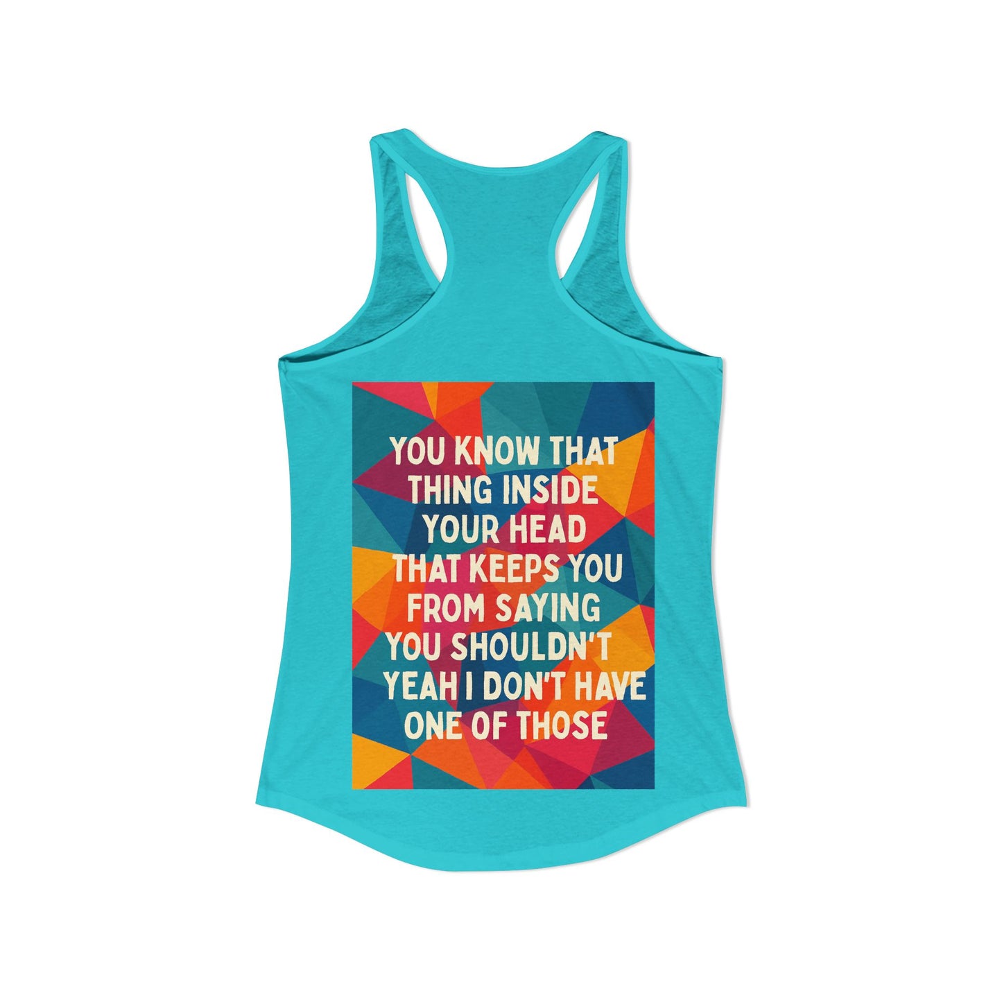 No Filter Women's Racerback Tank