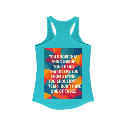No Filter Women's Racerback Tank