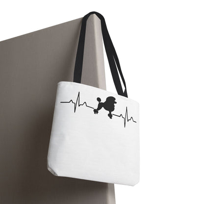 My Heart Beats For Poodles Tote Bag