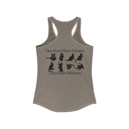 Cat Minions Women's Racerback Tank