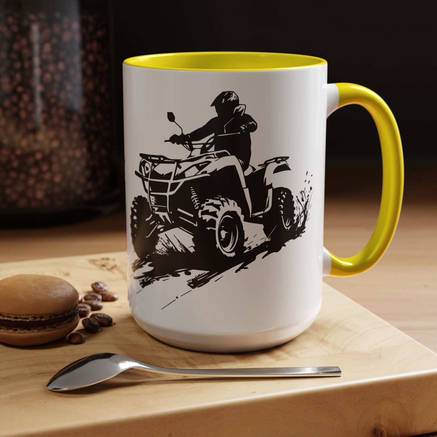 Slingin' Mud Quad 2-Tone Coffee Mug