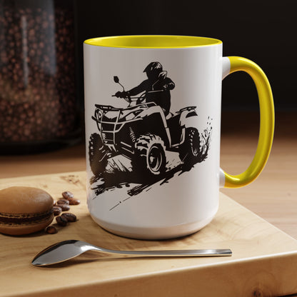 Slingin' Mud Quad 2-Tone Coffee Mug