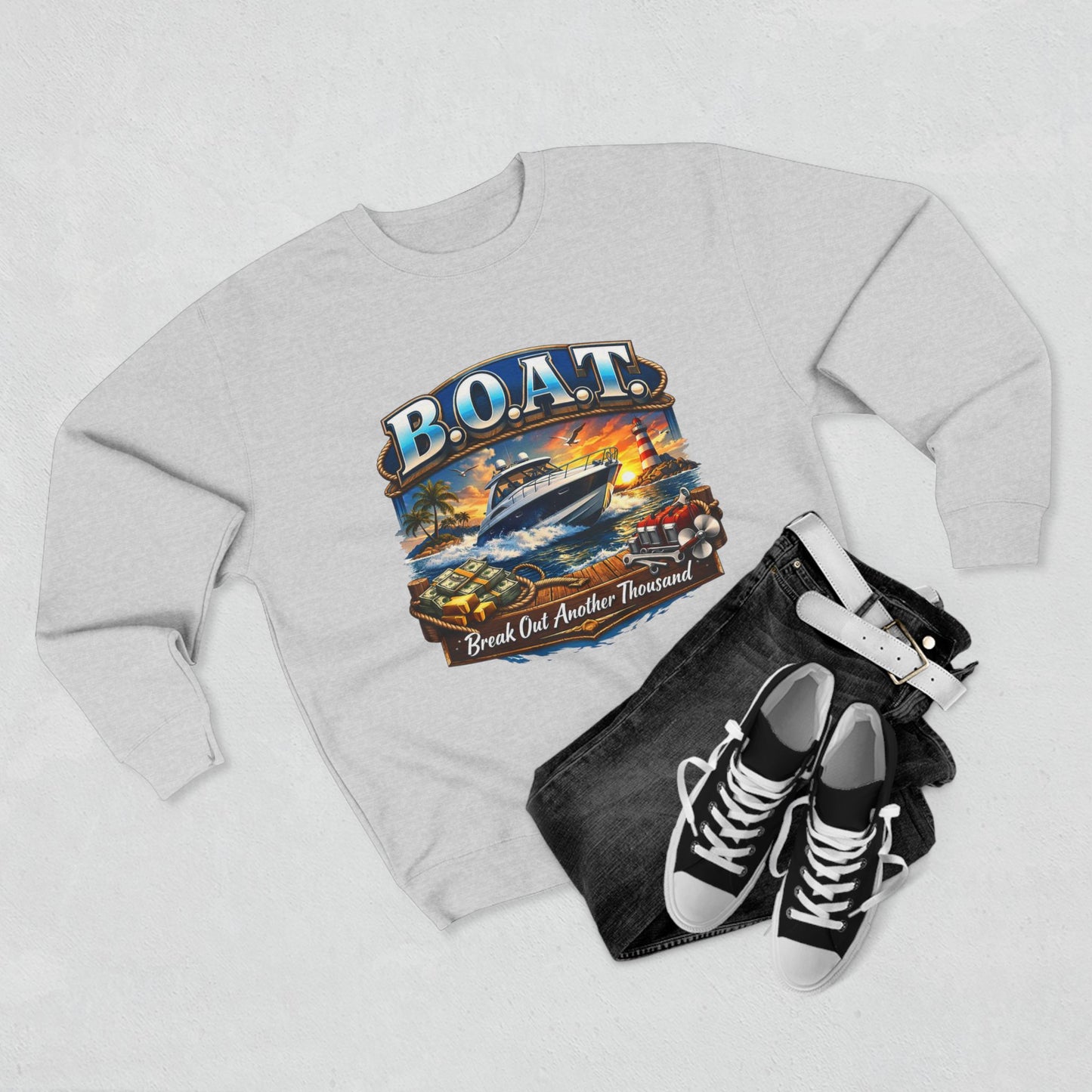 B.O.A.T. Unisex Crewneck Sweatshirt