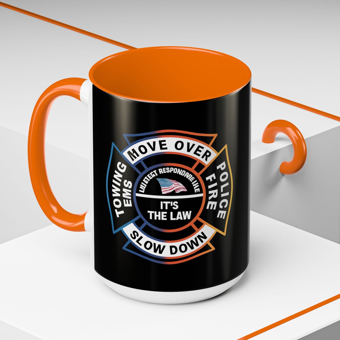 Let First Responders Live 2-Tone Coffee Mug