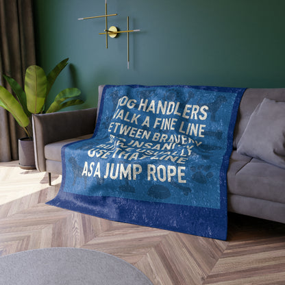 Jump Rope Crushed Velvet Blanket