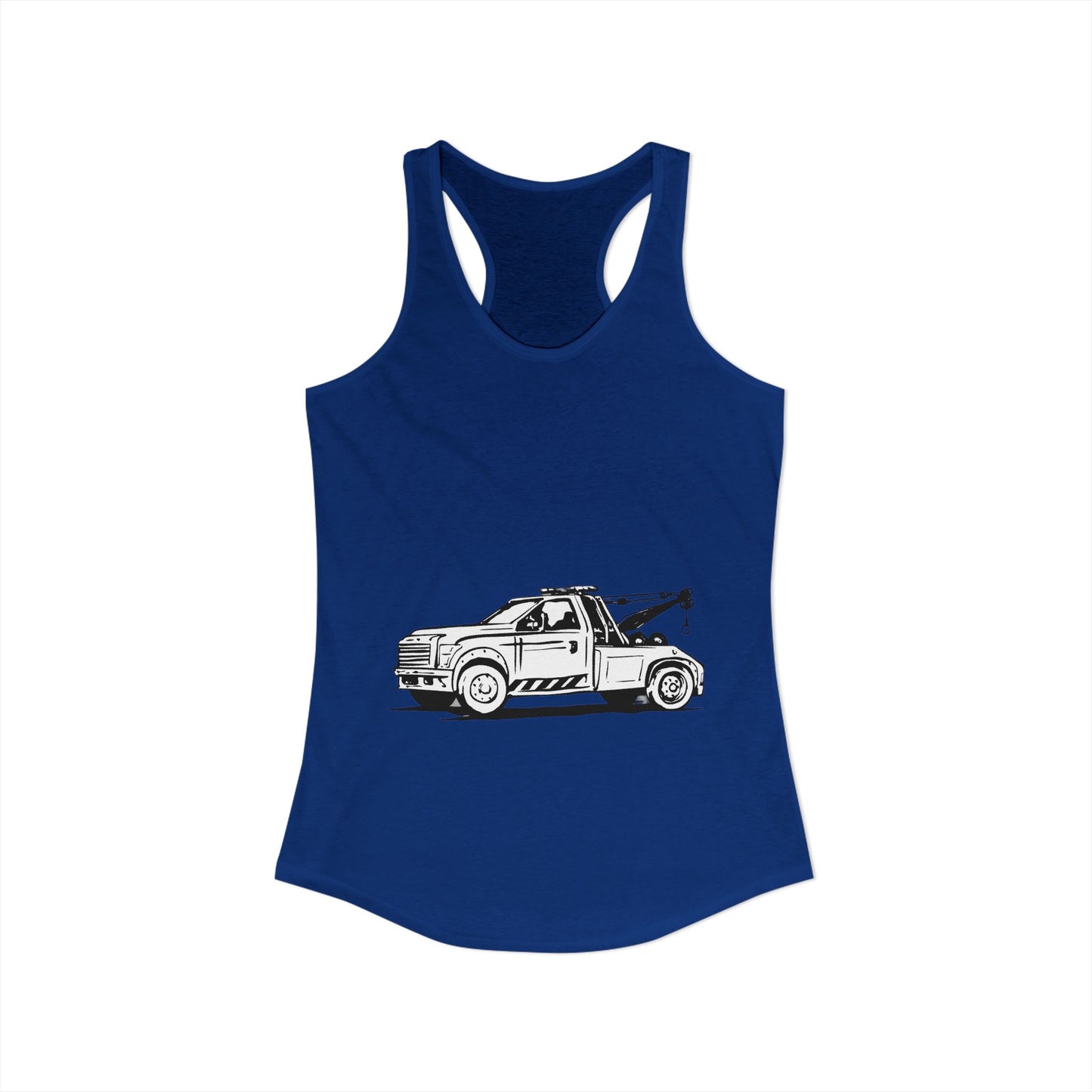 Wheel Lift Tow Truck Women's Racerback Tank