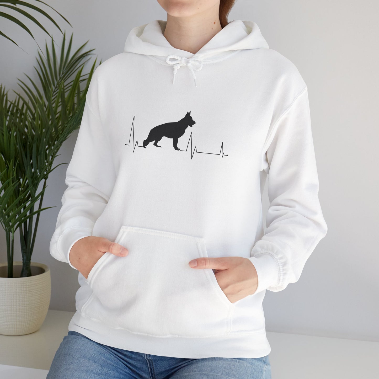 My Heart Beats For German Shepherds Unisex Hoodie