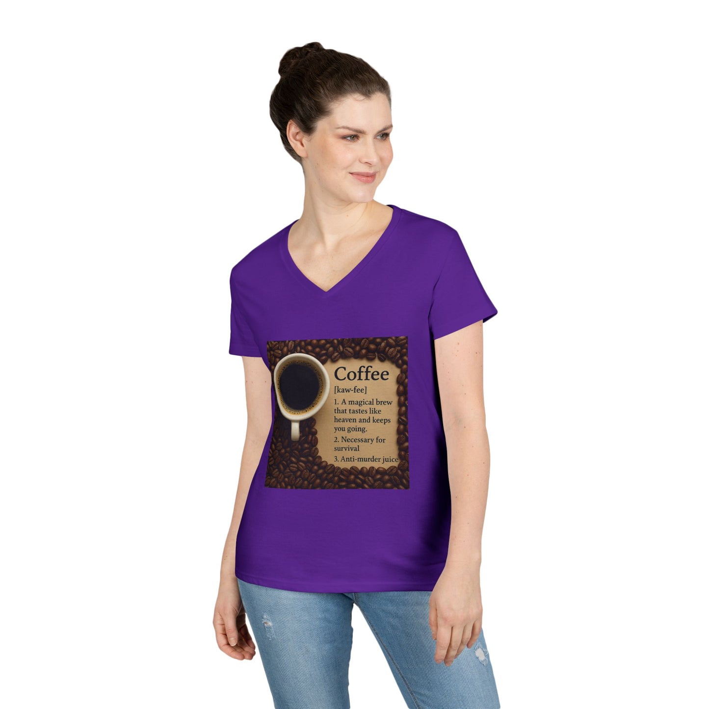 Coffee Definition Women's V-Neck T-Shirt