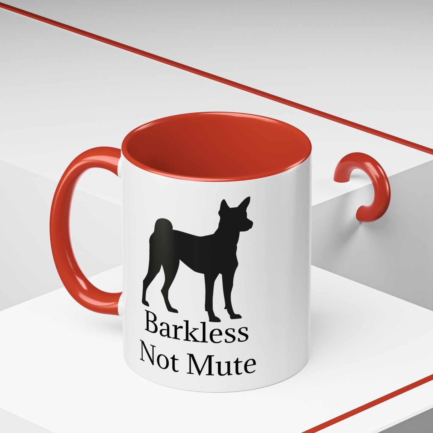 Barkless Not Mute 2-Tone Coffee Mug