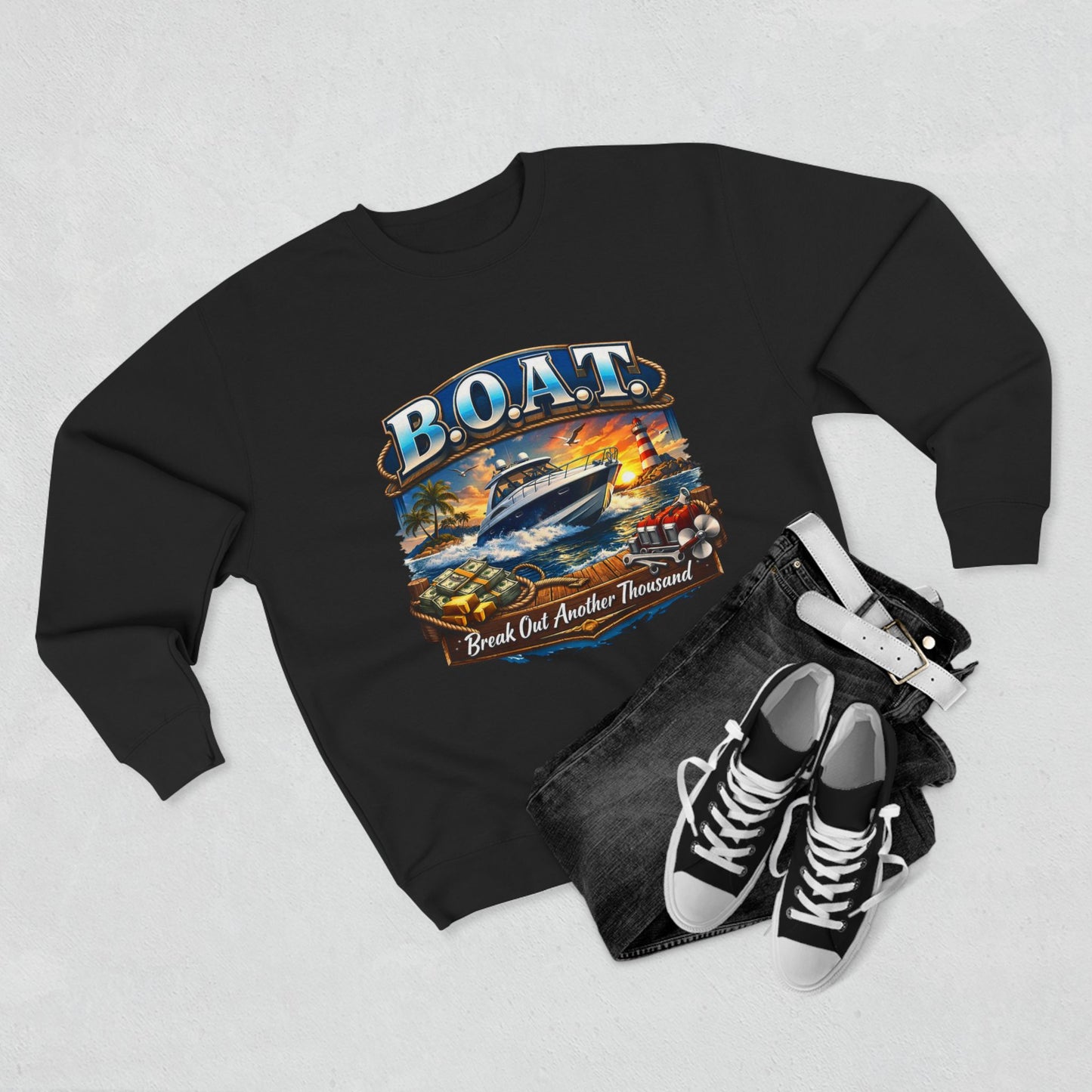 B.O.A.T. Unisex Crewneck Sweatshirt