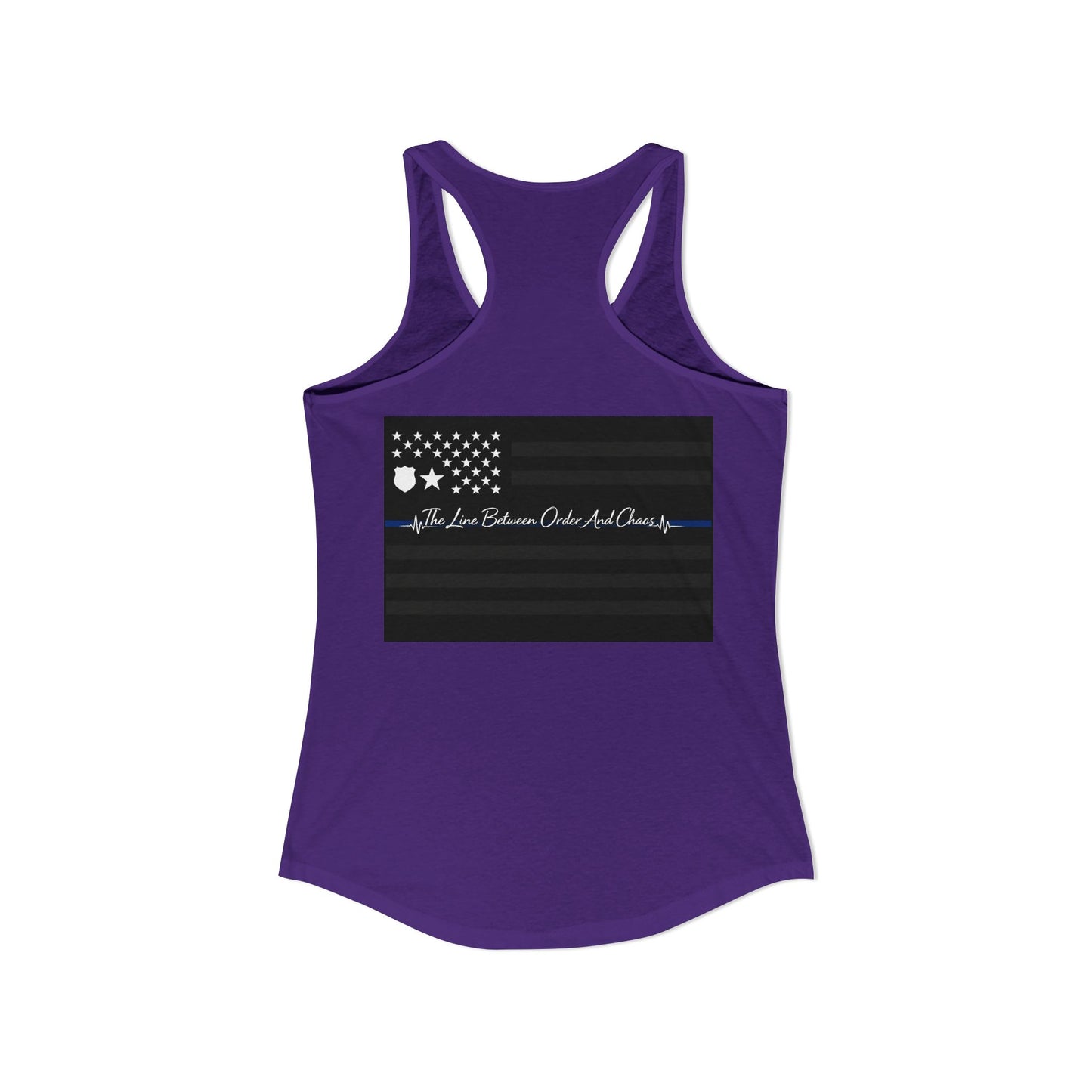 Thin Blue Line Women's Racerback Tank