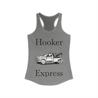 H**ker Express Wheel Lift Tow Truck Women's Racerback Tank
