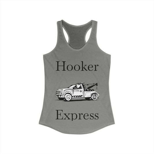 H**ker Express Wheel Lift Tow Truck Women's Racerback Tank