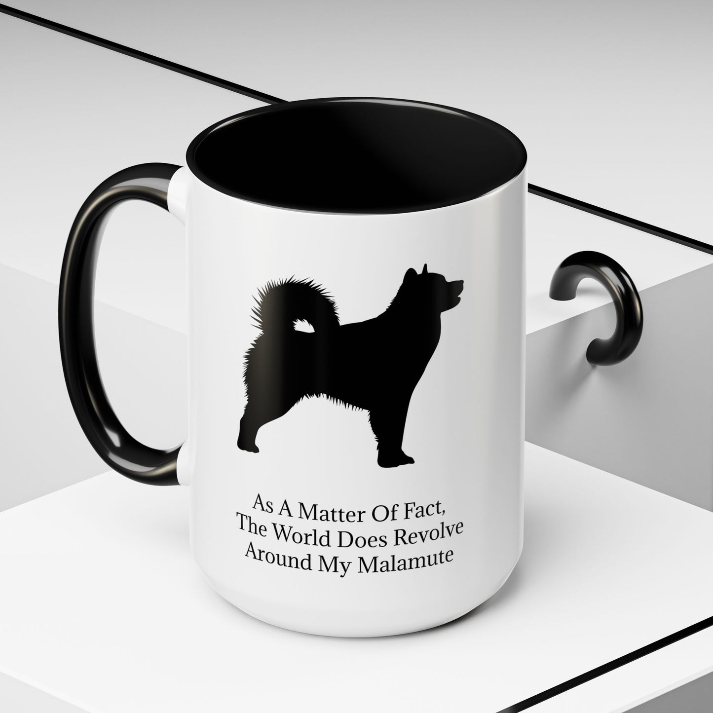 Matter Of Fact Malamute 2-Tone Coffee Mug