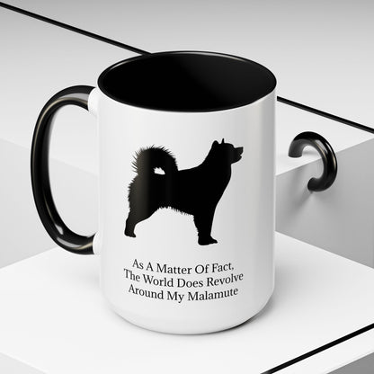 Matter Of Fact Malamute 2-Tone Coffee Mug
