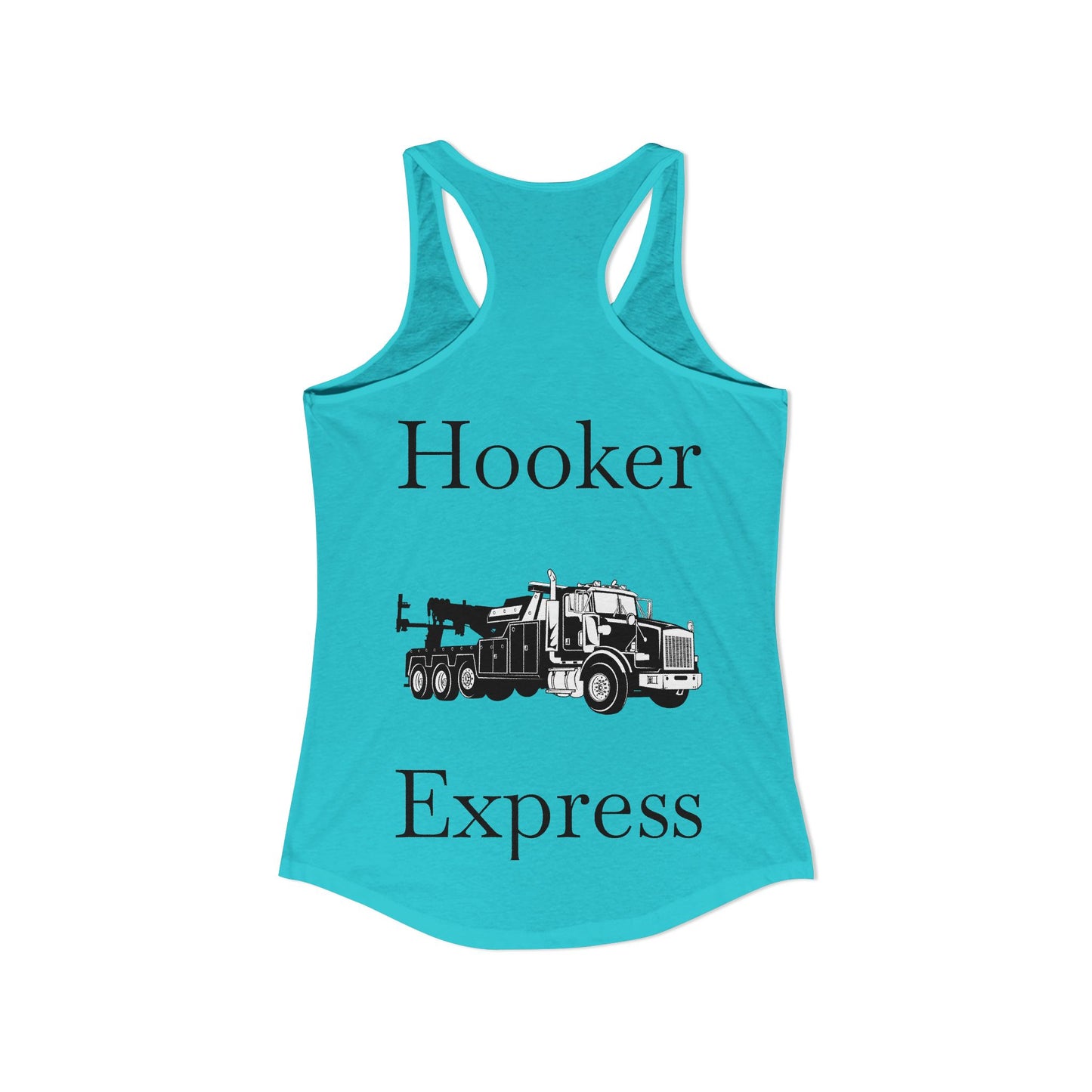H**ker Express Heavy Tow Truck Women's Racerback Tank