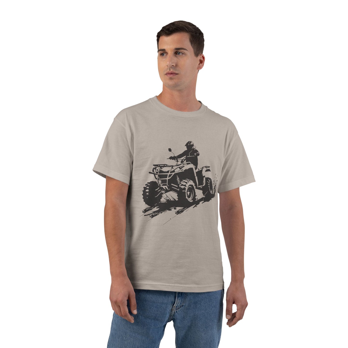 Slingin' Mud Quad Men's Short-Sleeve Crewneck Tee