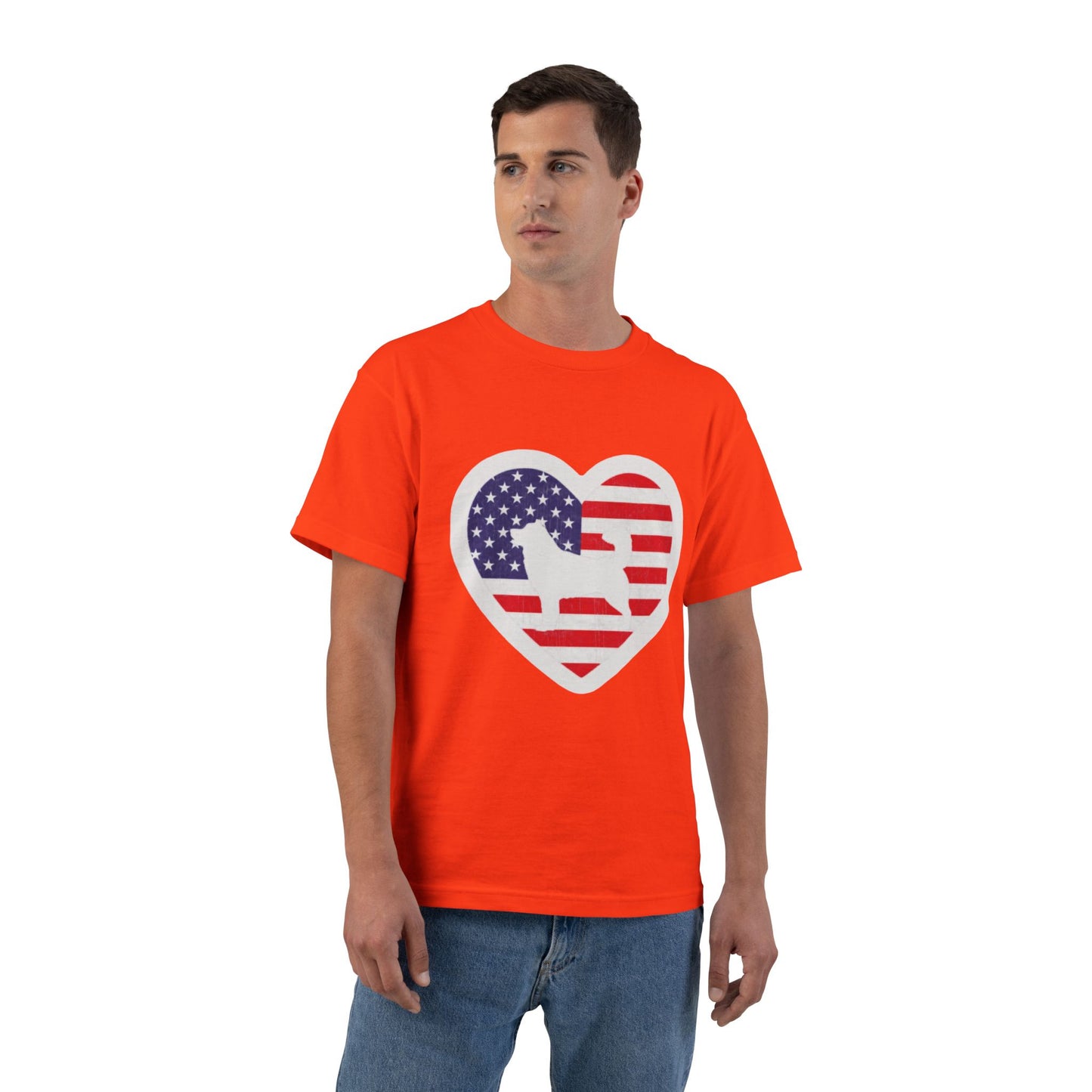 Malamute Flag Men's Short-Sleeve Crewneck Tee