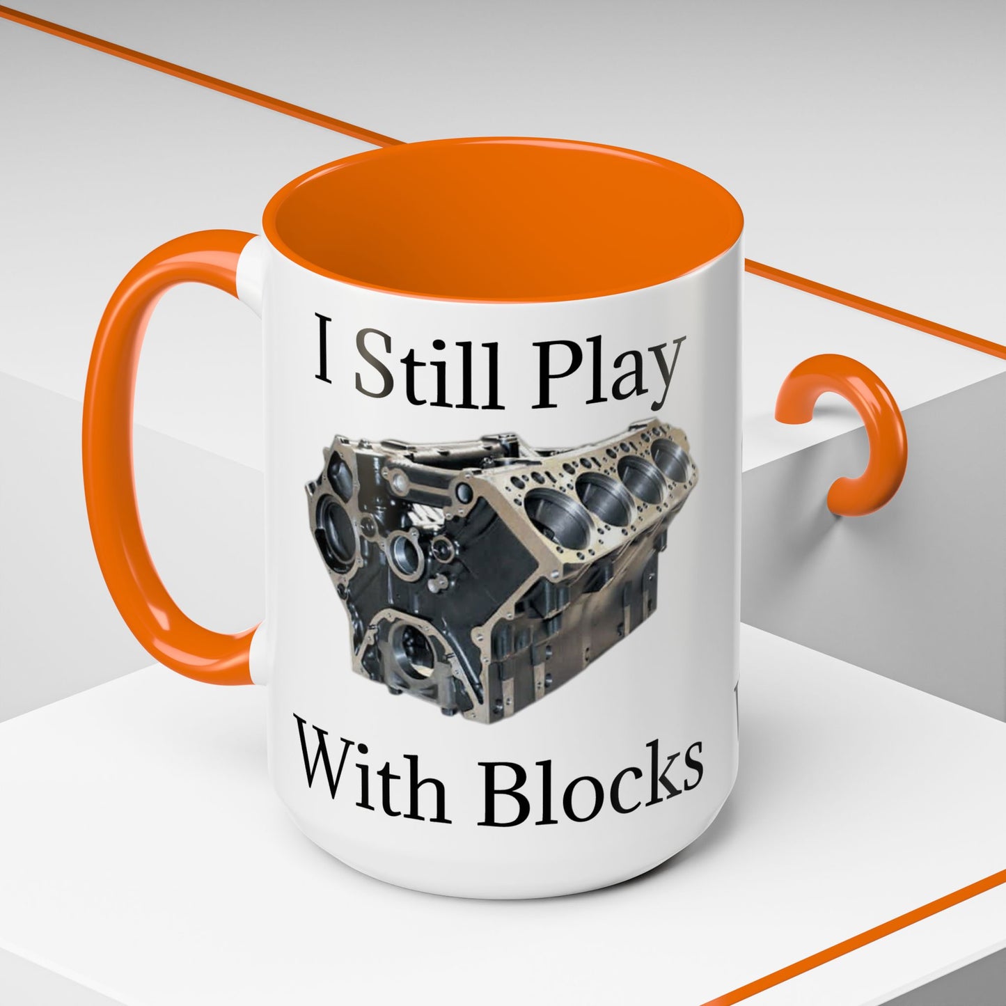 Play With Blocks 2-Tone Coffee Mug
