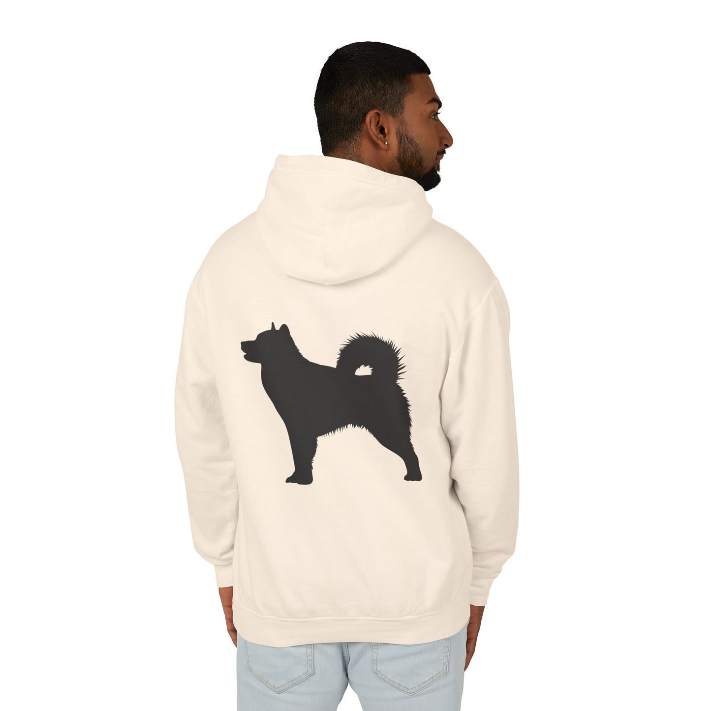 Malamute Silhouette Unisex Lightweight Hoodie