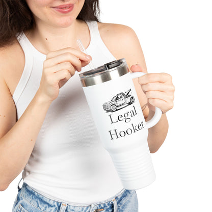 Legal H**ker Wheel Lift Tow Truck Insulated Travel Mug