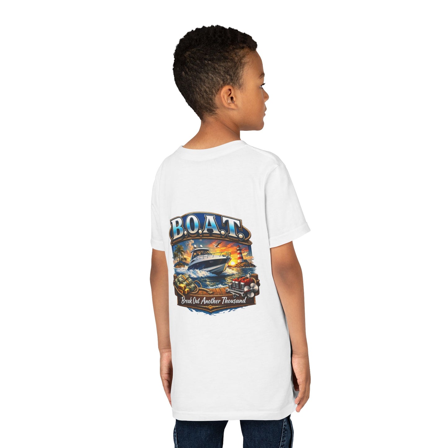 B.O.A.T. Youth Unisex Short Sleeve Crewneck Tee