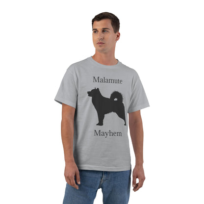 Malamute Mayhem Men's Short-Sleeve Crewneck Tee