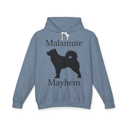 Malamute Mayhem Unisex Lightweight Hoodie