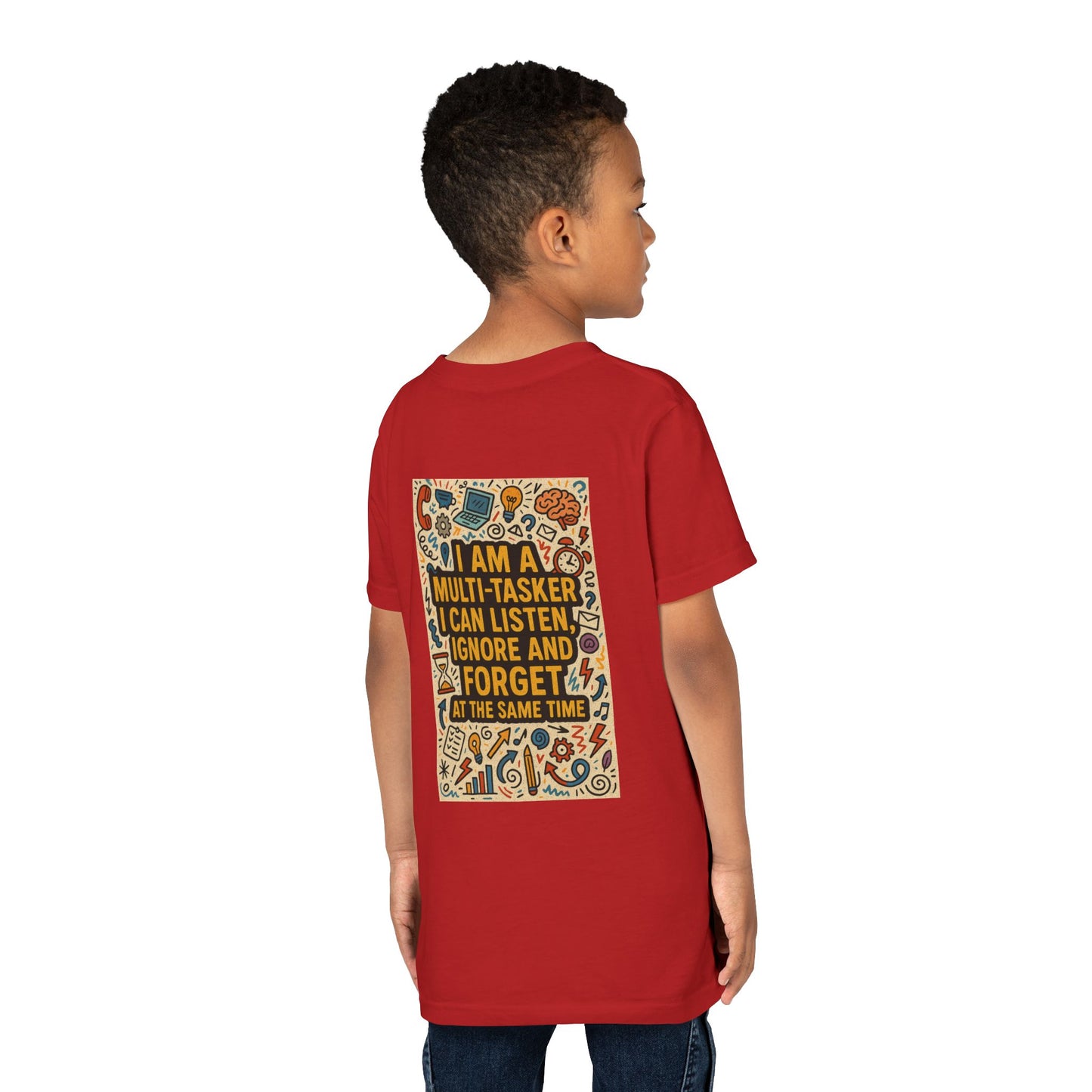 Multi-Tasker Youth Unisex Short Sleeve Crewneck Tee