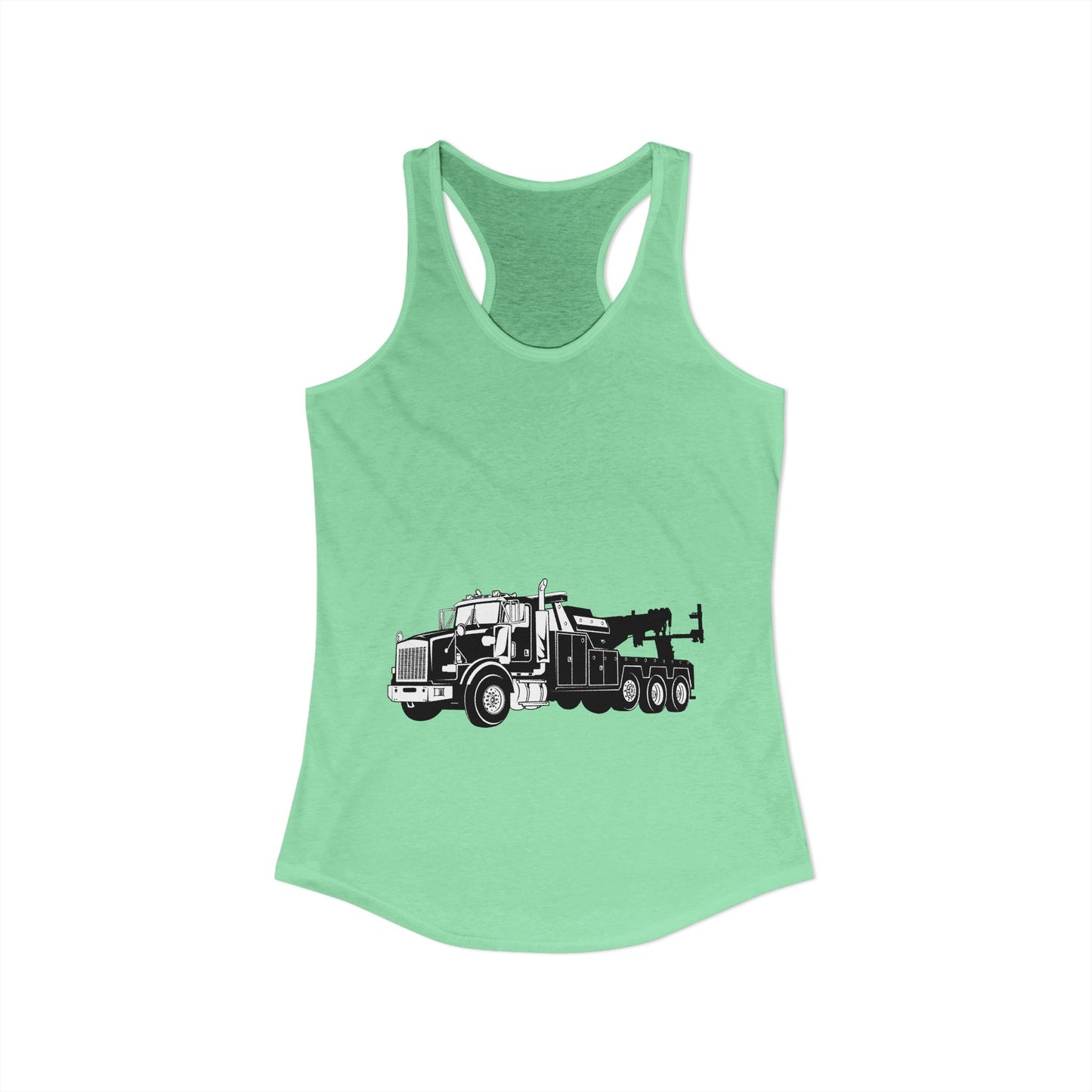 Heavy Tow Truck Women's Racerback Tank