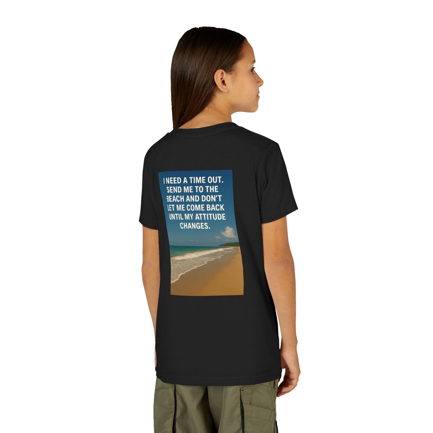 Time Out Youth Unisex Short Sleeve Crewneck Tee