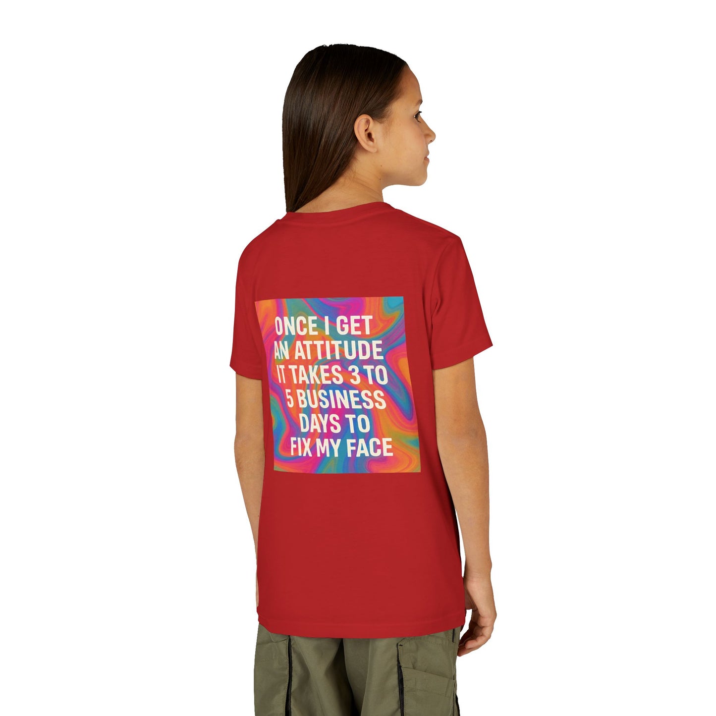 Fix My Face Youth Unisex Short Sleeve Crewneck Tee