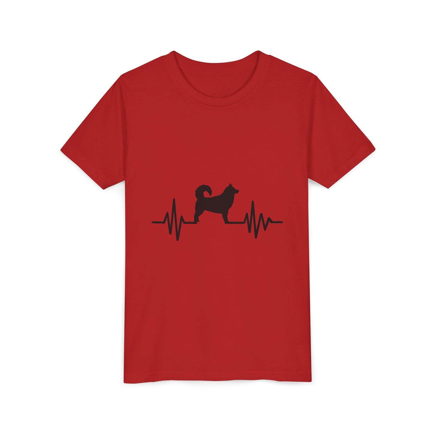 My Heart Beats For Malamutes Youth Unisex Short Sleeve Crewneck Tee