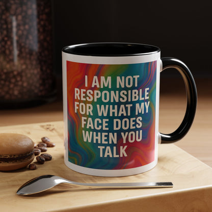 When You Talk 2-Tone Coffee Mug